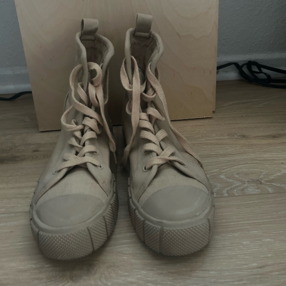 Combat boots from Zara